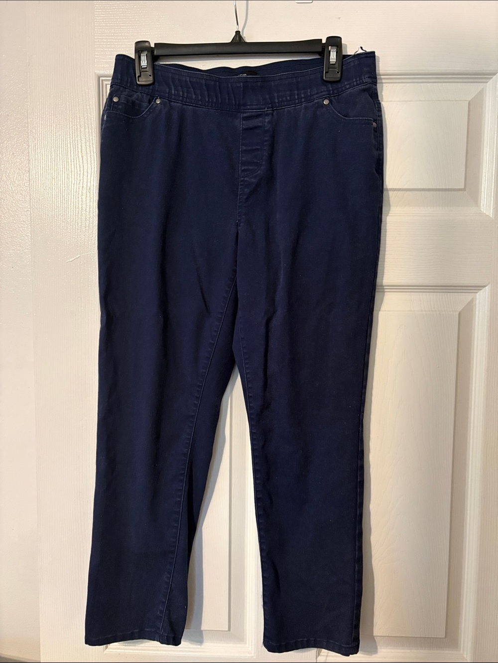 Kim Rogers Women's Relaxed Fit Navy Blue Jeans